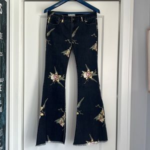 Free People Flare bottom jeans size 27